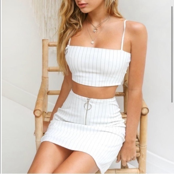 Strips mini skirt - Picture 3 of 7